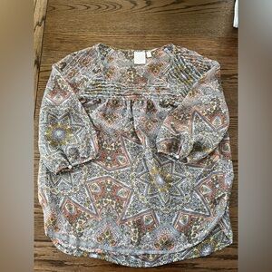 Patterned Blouse